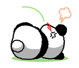 I am Handa, the panda, sincerely. sticker #4527347