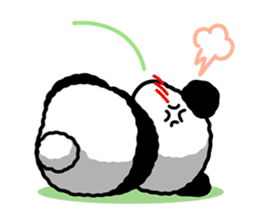I am Handa, the panda, sincerely. sticker #4527347