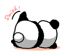 I am Handa, the panda, sincerely. sticker #4527348