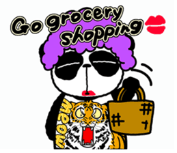 I am Handa, the panda, sincerely. sticker #4527361