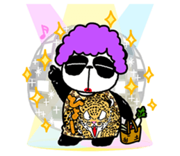 I am Handa, the panda, sincerely. sticker #4527365