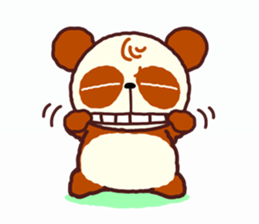 I am Handa, the panda, sincerely. sticker #4527367