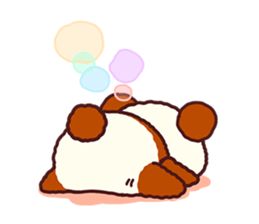 I am Handa, the panda, sincerely. sticker #4527368