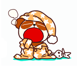 I am Handa, the panda, sincerely. sticker #4527369