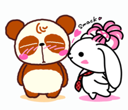 I am Handa, the panda, sincerely. sticker #4527371