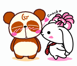 I am Handa, the panda, sincerely. sticker #4527371