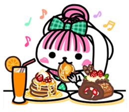 I am Handa, the panda, sincerely. sticker #4527375