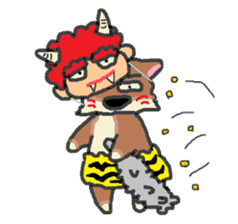 Shiba Inu and Corgi of the four seasons sticker #4527592