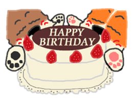 Shiba Inu and Corgi of the four seasons sticker #4527612