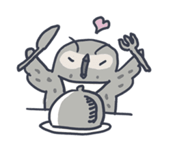 High tension of Owl sticker #4527756