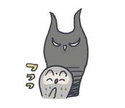 High tension of Owl sticker #4527773
