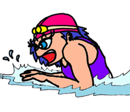 for swimmers_2 sticker #4528510