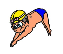 for swimmers_2 sticker #4528516