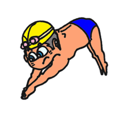 for swimmers_2 sticker #4528516