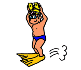 for swimmers_2 sticker #4528527