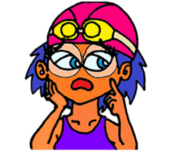 for swimmers_2 sticker #4528529