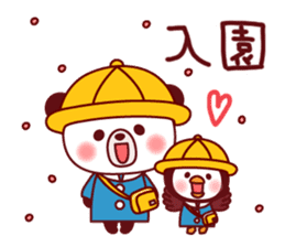 Panda(ponyan)&Puffin(Puffy)Spring&Summer sticker #4528538