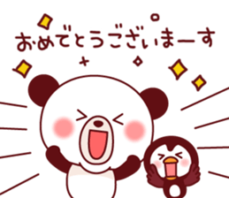 Panda(ponyan)&Puffin(Puffy)Spring&Summer sticker #4528541