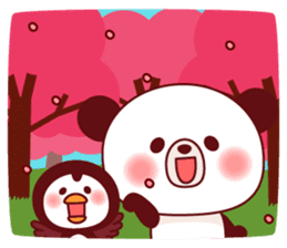 Panda(ponyan)&Puffin(Puffy)Spring&Summer sticker #4528542