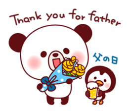 Panda(ponyan)&Puffin(Puffy)Spring&Summer sticker #4528547