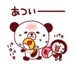 Panda(ponyan)&Puffin(Puffy)Spring&Summer sticker #4528553