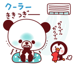 Panda(ponyan)&Puffin(Puffy)Spring&Summer sticker #4528561