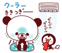 Panda(ponyan)&Puffin(Puffy)Spring&Summer sticker #4528561