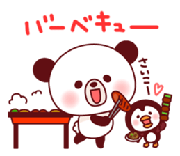 Panda(ponyan)&Puffin(Puffy)Spring&Summer sticker #4528562
