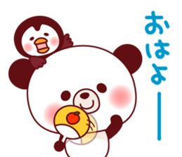 Panda(ponyan)&Puffin(Puffy)Spring&Summer sticker #4528570