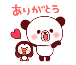 Panda(ponyan)&Puffin(Puffy)Spring&Summer sticker #4528574