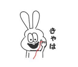 Thick rabbit8 sticker #4528765