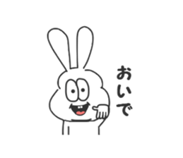 Thick rabbit8 sticker #4528769