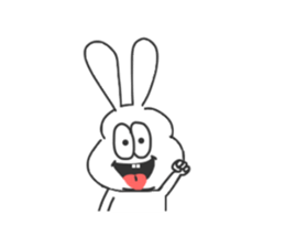 Thick rabbit8 sticker #4528770