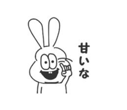 Thick rabbit8 sticker #4528771
