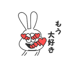 Thick rabbit8 sticker #4528772