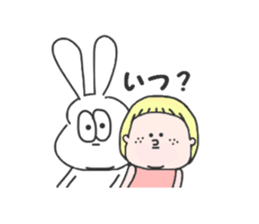 Thick rabbit8 sticker #4528775