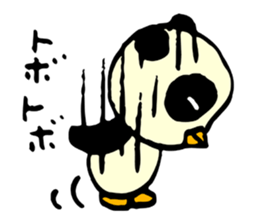 Panda penguin sticker #4529426