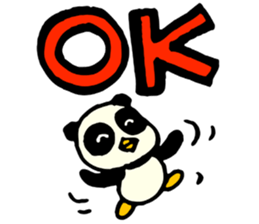 Panda penguin sticker #4529440