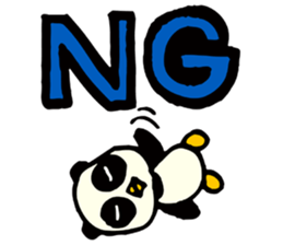 Panda penguin sticker #4529441