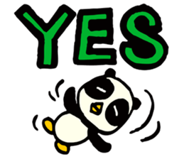 Panda penguin sticker #4529442