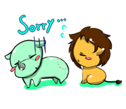 Expressionless animal's sticker #4529532