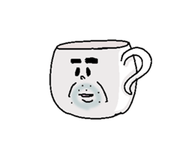 Tea Cup Man. sticker #4529645