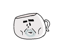 Tea Cup Man. sticker #4529650