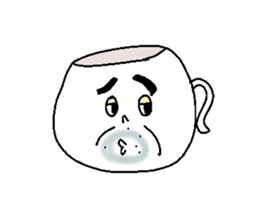 Tea Cup Man. sticker #4529651