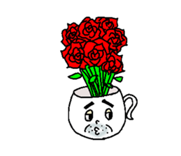 Tea Cup Man. sticker #4529655