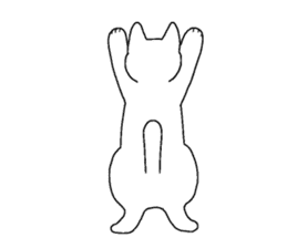 White Kitten Sticker sticker #4529756