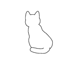 White Kitten Sticker sticker #4529773