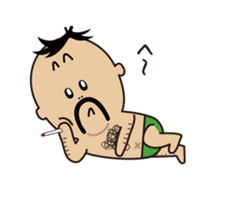 K-MAN The Okinawan dialect sticker #4529868