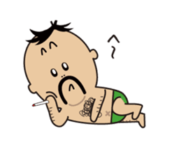 K-MAN The Okinawan dialect sticker #4529868