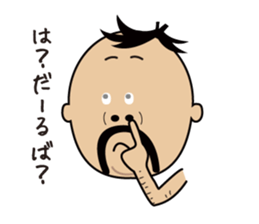 K-MAN The Okinawan dialect sticker #4529889